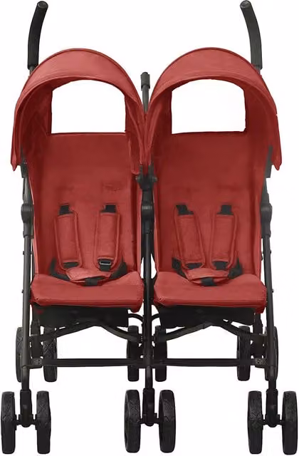 Passeggino Gemellare in Acciaio Rosso CFW6678923
