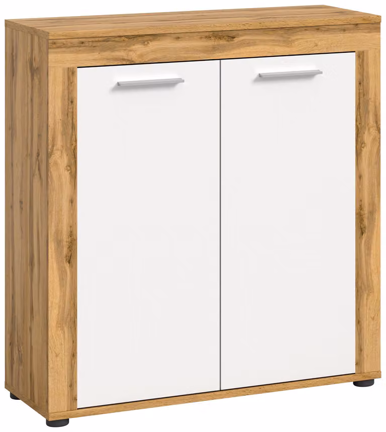 Credenza Jam 2 ante decor rovere, bianco.