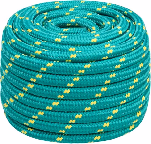Corda multiuso verde in plastica vidaXL, diametro 20 mm, lunghezza 100 m