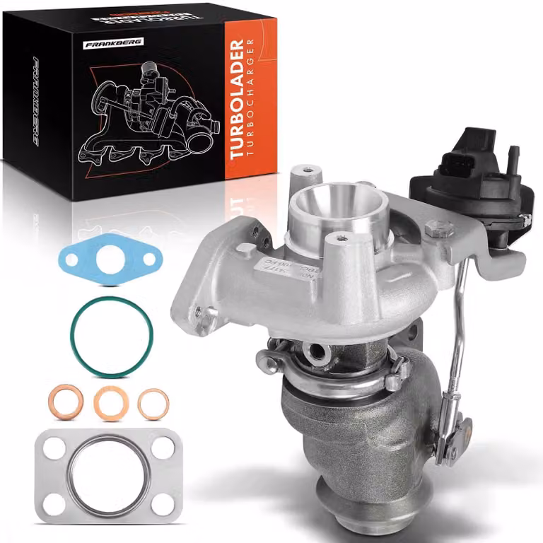 Turbocompressore per auto - Turbocompressore per gas di scarico - Ricambio per furgoni/monovolumi - Turbocompressore compatibile - Adatto al codice OEM 9813245480