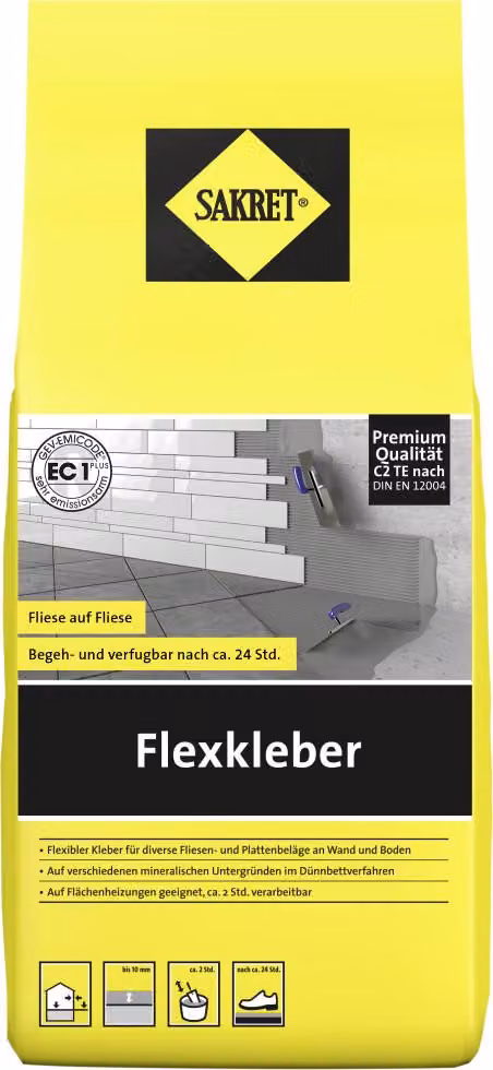 SAKRET Flex Adhesive grigio 5 kg