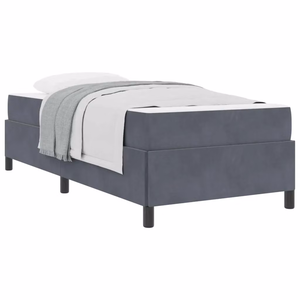 Struttura letto imbottita vidaXL in tessuto grigio L: 100 cm, P: 200 cm, H: 203 cm – 2