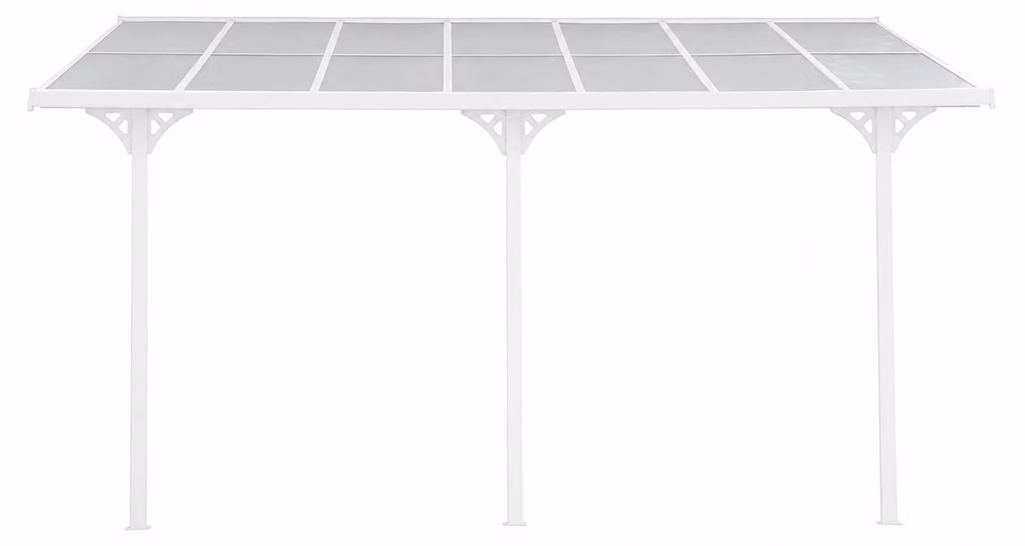 Copertura per patio in alluminio Westmann Bruce 435 Bianco 300x435x270 cm