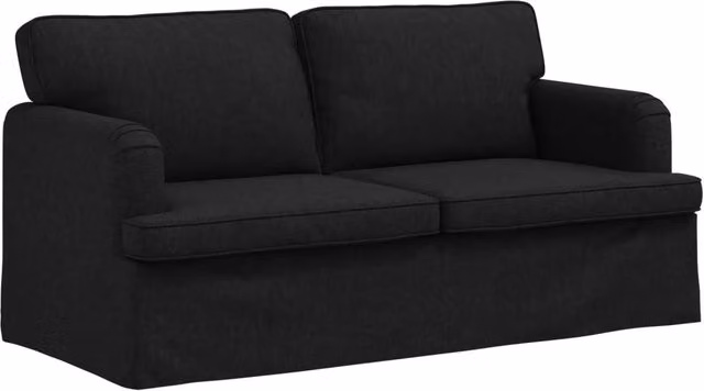 Divano | Divano da soggiorno | Sofa Nero 162 x 80 x 85 cm Tessuto