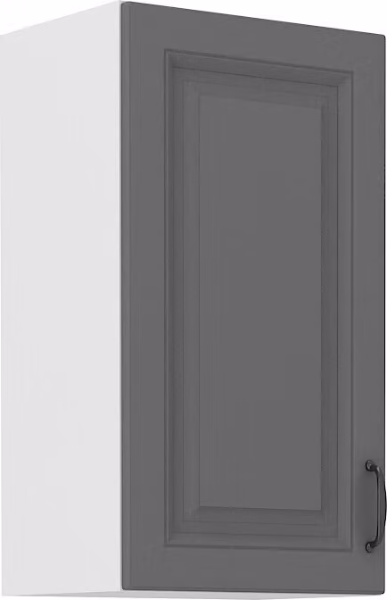 Armadietto superiore da cucina SOPHIA - larghezza 40 cm, grigio / bianco