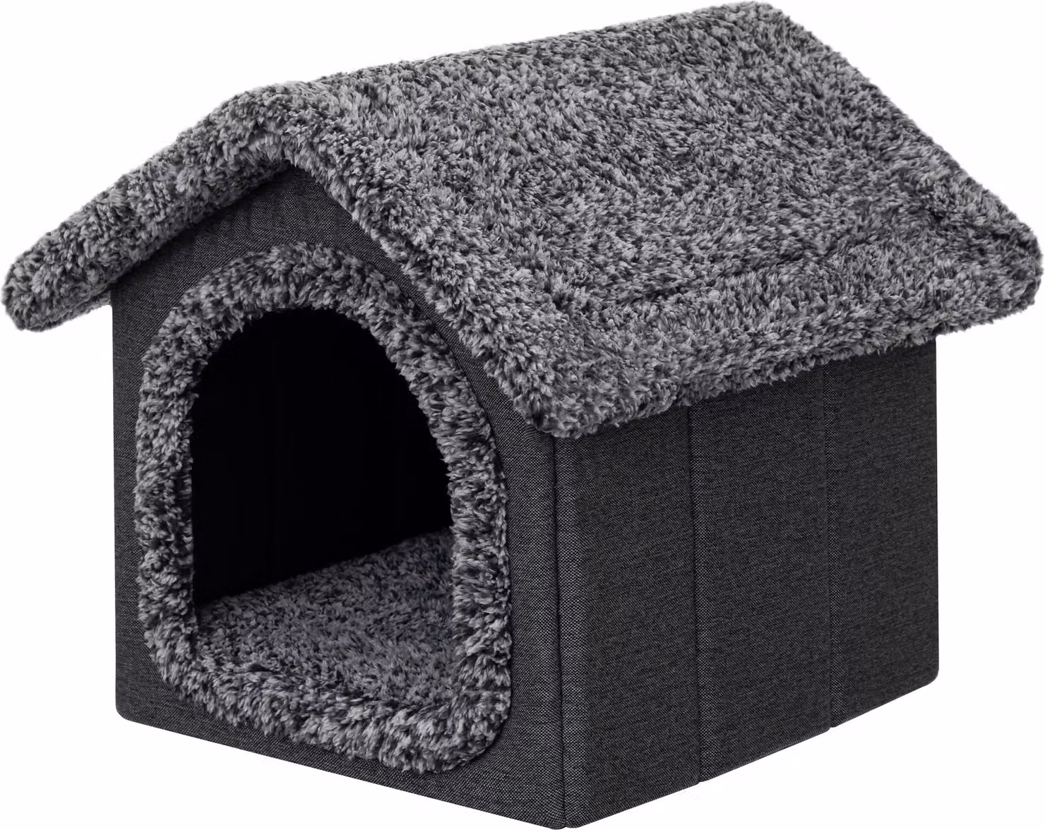 Cuccia per cani Cuccia per gatti Grotta per cani Casa per gatti Cuccia Grotta Cuscino per cani Cuscino per gatti Cuccia per animali domestici Indoor, misura 3: 46x52x53 cm, nera