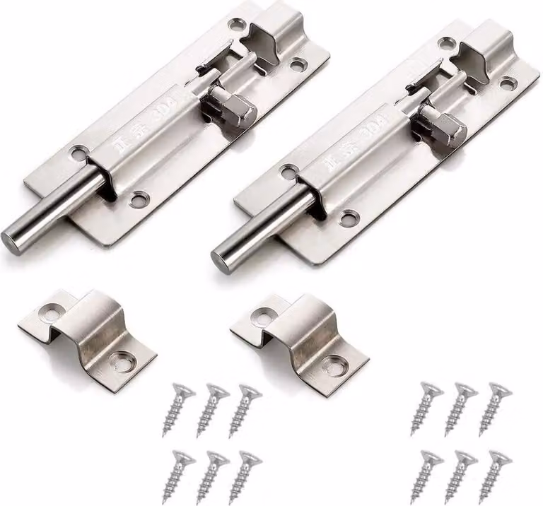 INF Regolatore di chiusura per porta Regolo calcolatore per porta con viti in acciaio inossidabile 2 set 6 inch