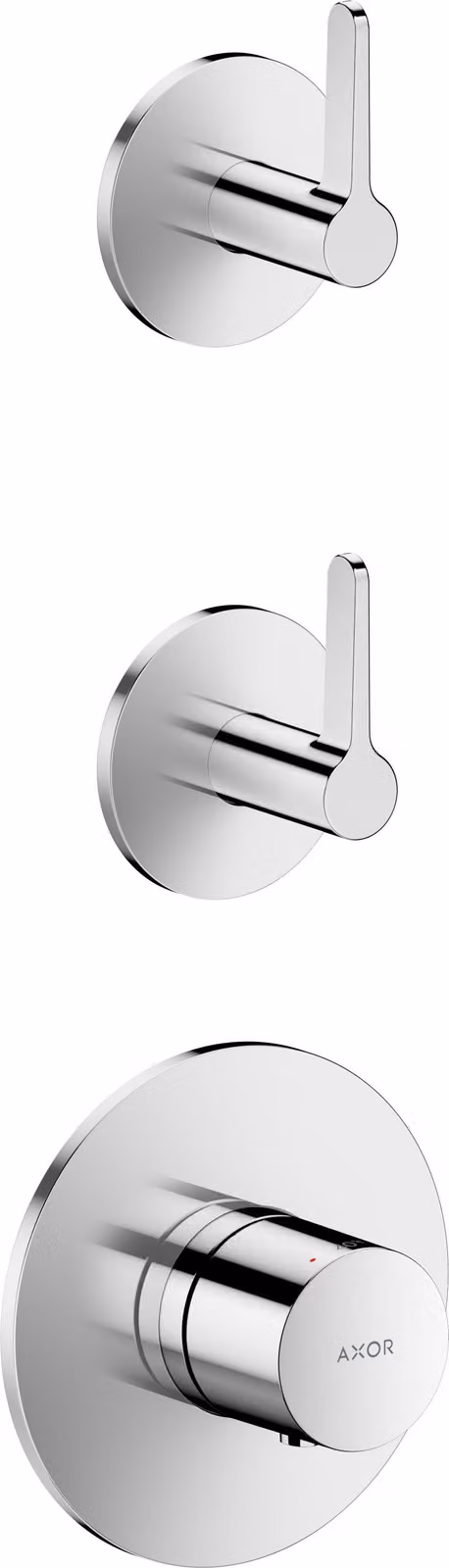 hansgrohe AXOR One Module thermostatique encastré pour 2 consommateurs, avec poignée à levier, 48722000, 48722000