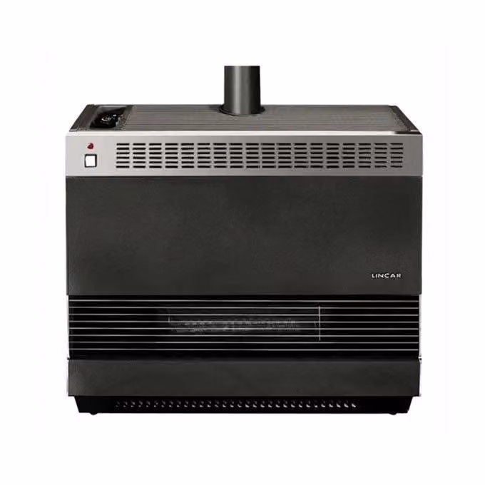 Stufa a Gas Lincar Turbo 9000W con Termostato Regolabile, Colore Nero, L/P/H: 78 x 26 x 73 cm – 2