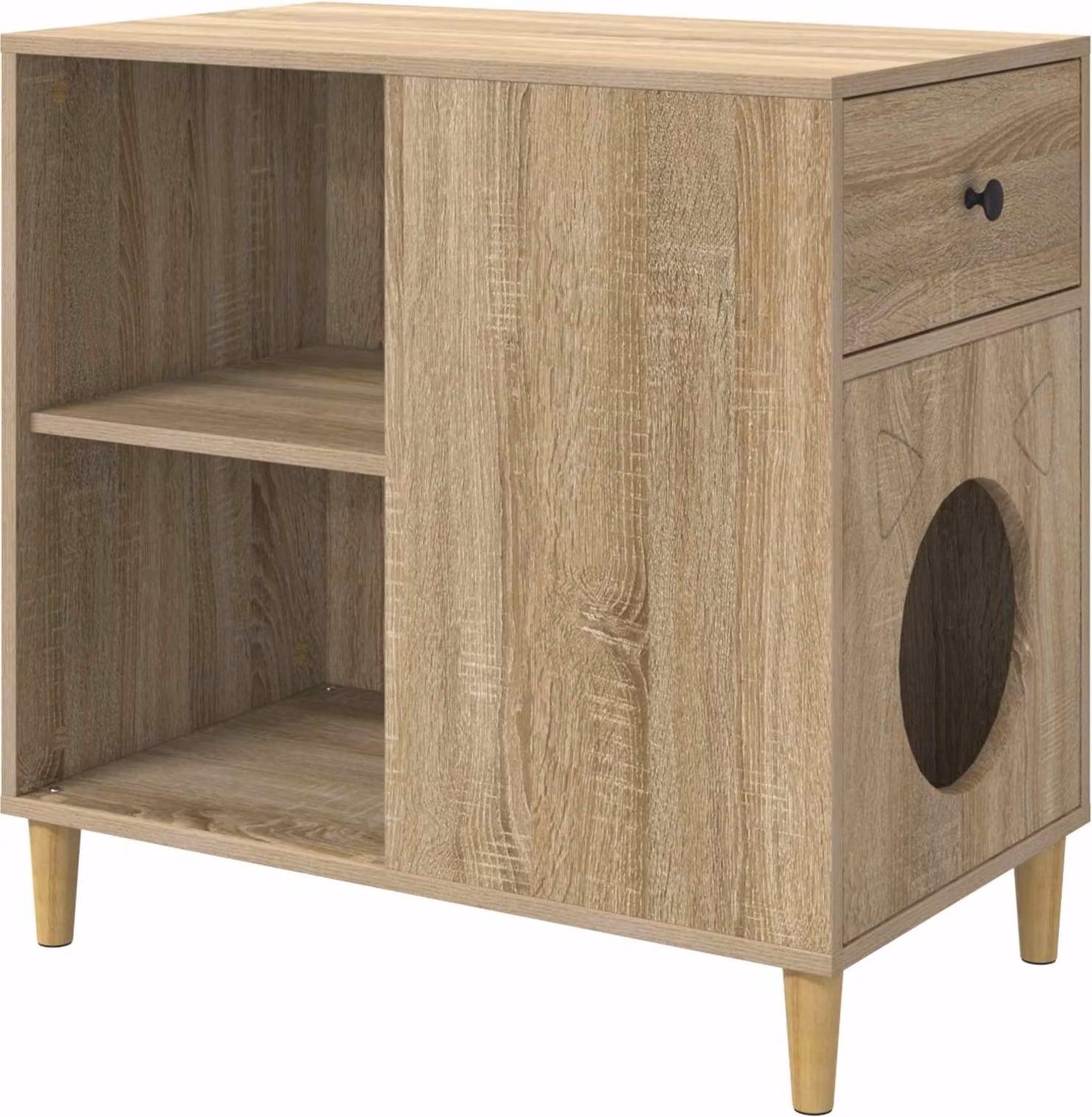 Casa per Gatti Sonoma 72 x 42.5 x 70 cm Legno multistrato