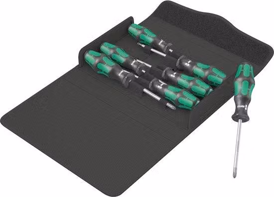 Set di cacciaviti Kraftform 300/7 da 7 pezzi - Set completo con cacciaviti da 7 pezzi