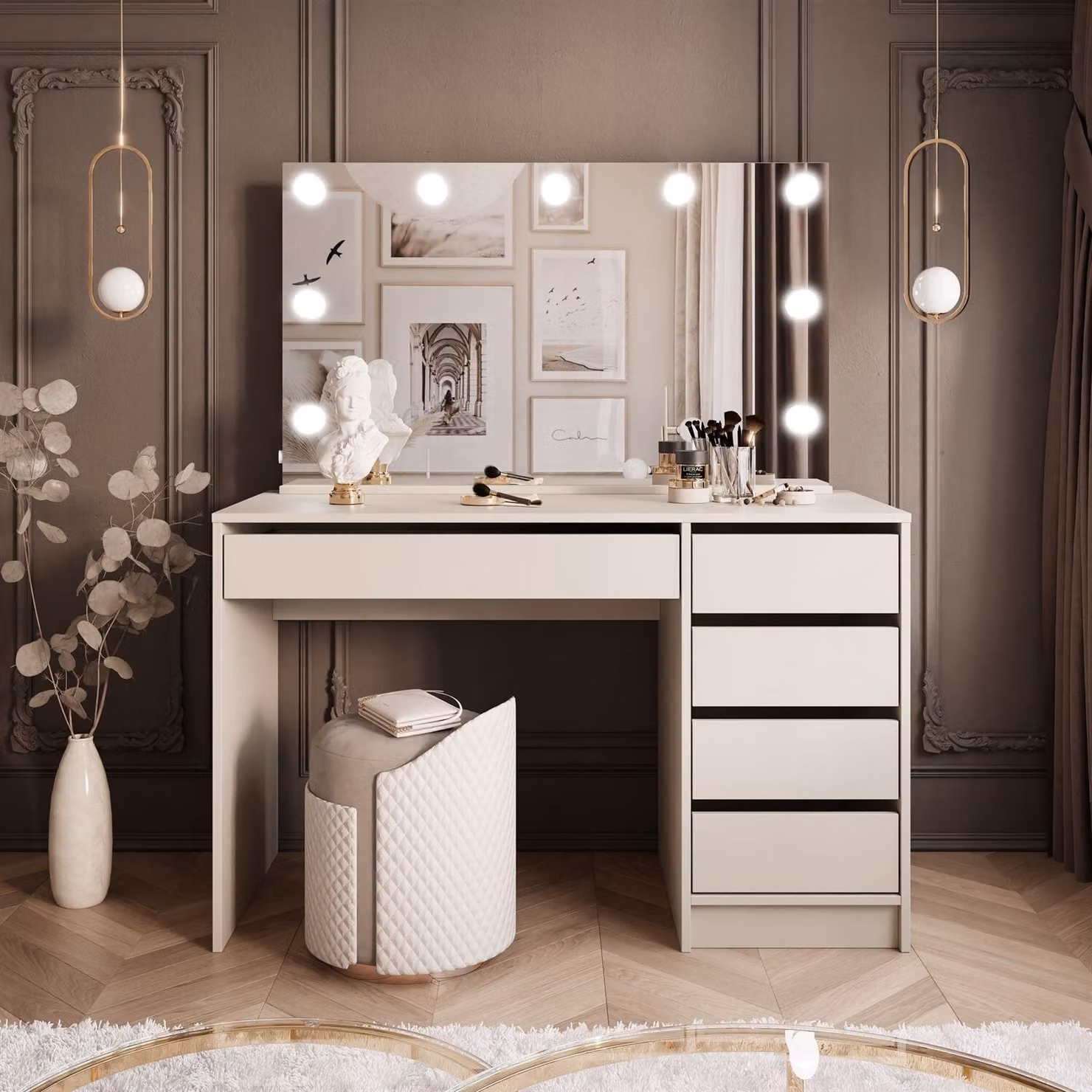Tavola da toilette MADA ELITE in cashmere