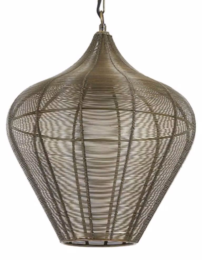 Lampada a sospensione - oro - Alvaro - metallo - Ø 36cm - E27 - 2948018 - Light & Living