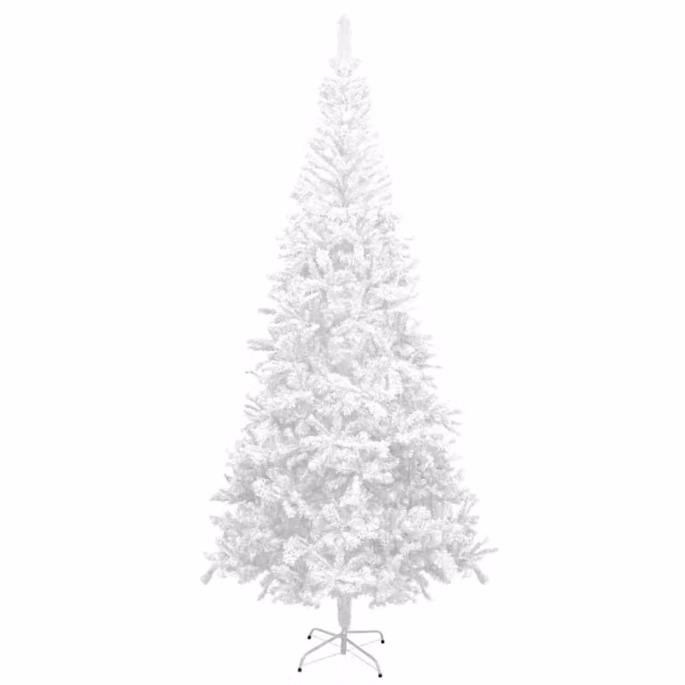 The Living Store Albero di Natale artificiale L 240 cm Bianco