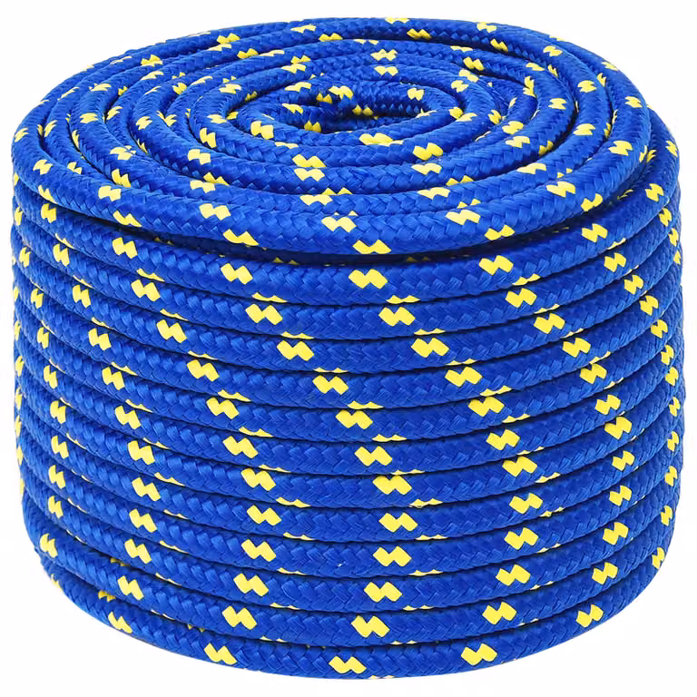 Corda multiuso vidaXL in plastica blu, diametro 14 mm, lunghezza 25 m