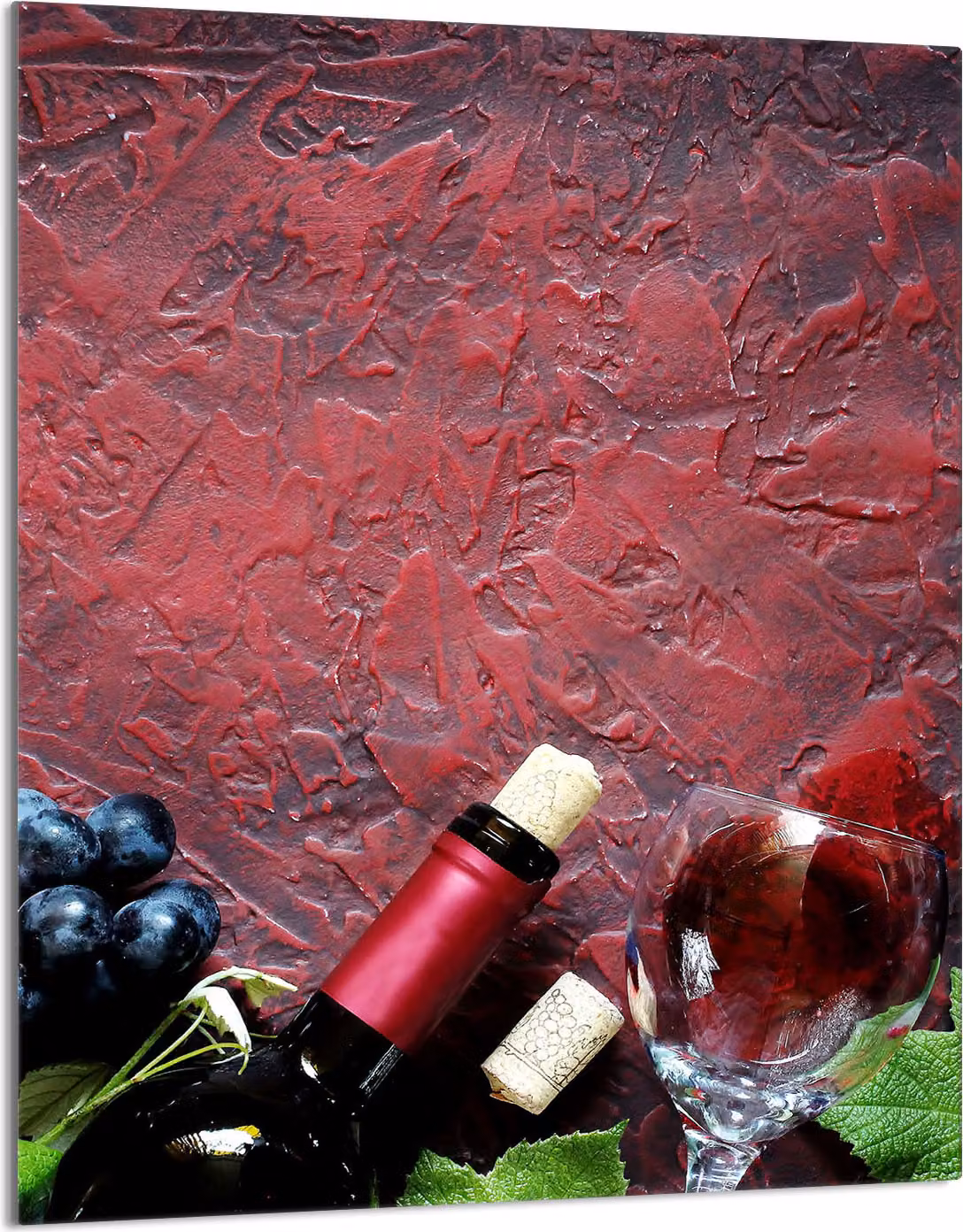 Piastra di copertura per fornelli 40x52 Piastra di copertura per piano cottura in Vetroceramica Piastra di copertura in vetro tagliere decorativo, bicchiere da vino