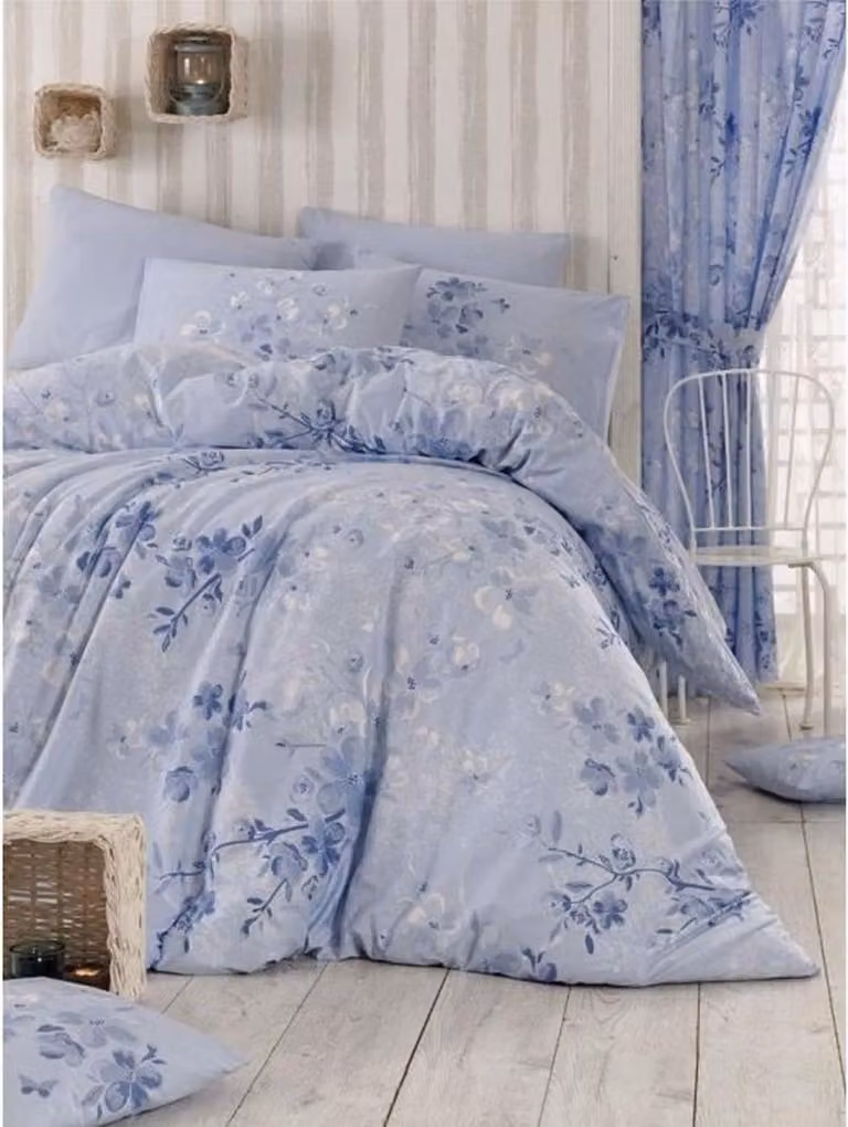 L'Essentiel Linge de Maison, Adal- PRL6843, blu, piumino, 100% cotone ranforce