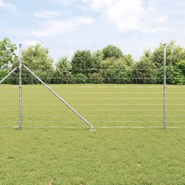 Recinzione in rete saldata con punte 50 x 1,4 m Acciaio zincato 3351460