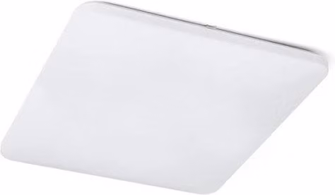Plafoniera LED SEMPRE SQ 63 bianca con sensore di movimento, design moderno quadrato in plastica, 76W, luce bianco caldo 3000K