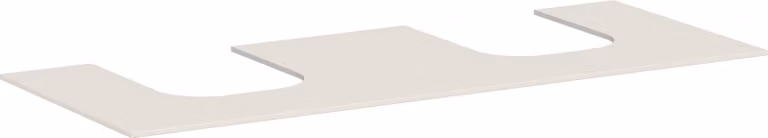 hansgrohe Xevolos E Console, 2 découpes, 1370x550mm, pour vasque à poser, 54207780, 54207780