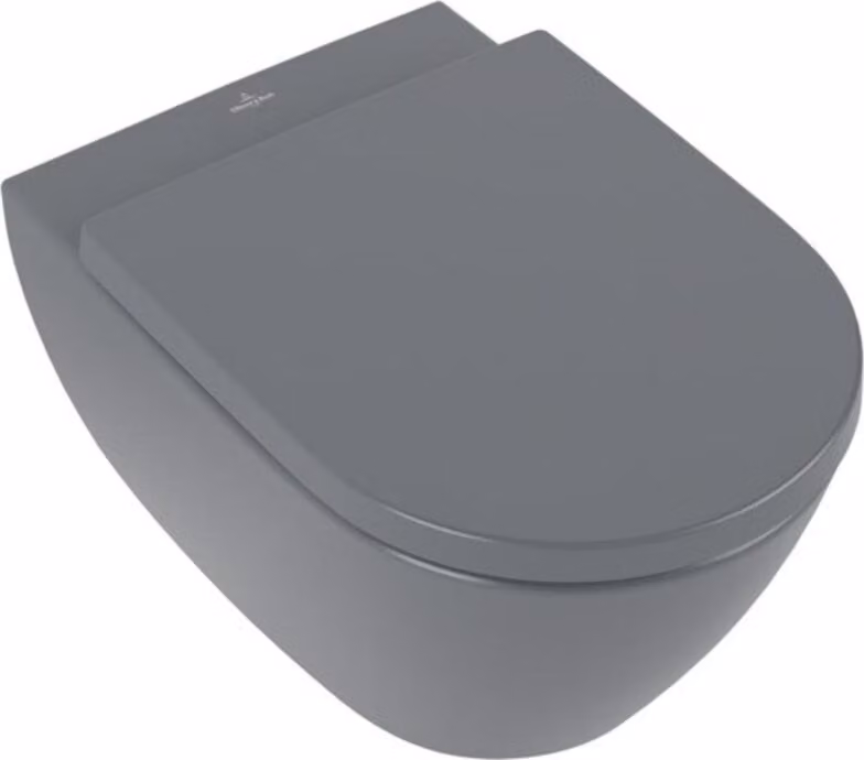 Villeroy & Boch Subway 2.0 WC à fond creux, ovale, sortie horizontale, DirectFlush, 370x560x365mm, 5614R0i4, 5614R0i4