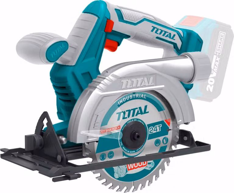 Sega circolare TOTAL-TOOLS AKU, 140 mm, 20V Li-ion, 2000mAh, industriale - senza batteria e caricatore