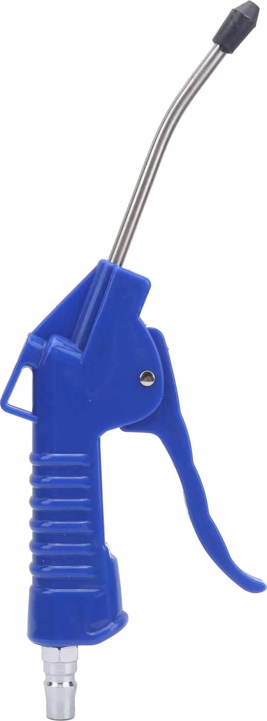 Pistola per la rimozione della polvere ad aria compressa con impugnatura rinforzata, articoli industriali, blu