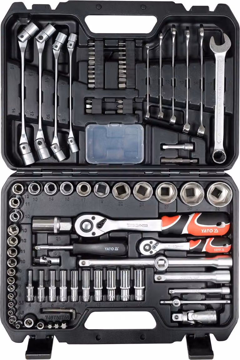 Set di utensili da 1/4" e 1/2" – 93 pezzi