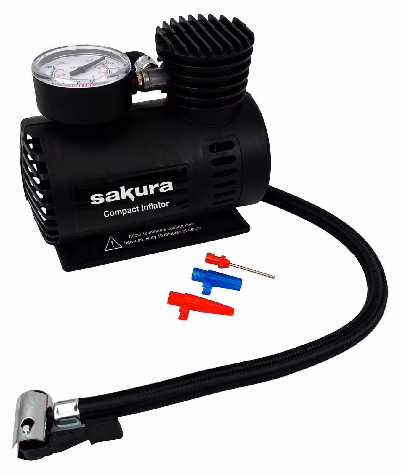Mini compressore d'aria a 12V per pneumatici di auto e oggetti gonfiabili