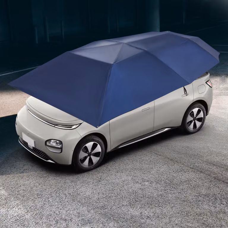 Tenda parasole per imbarcazioni, colore blu marino, lunghezza 4,6 metri, impermeabile e resistente ai raggi UV