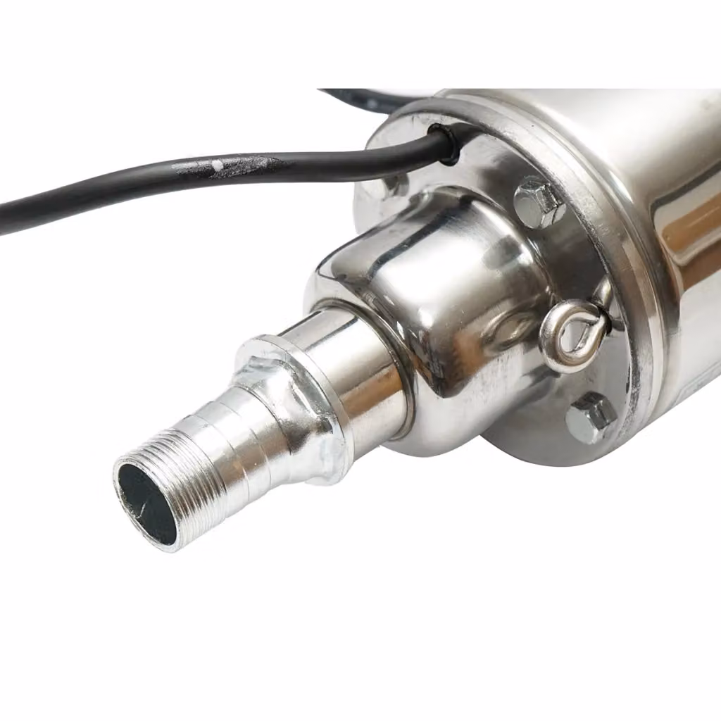 Pompa sommersa Breckner Germany in acciaio inossidabile argento, 800W, 58L/min, H60m, 220V, 2850 giri/min – 2