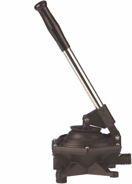 Pompa Bulkhead Jabsco in acciaio inossidabile colore nero con portata 45 l/m