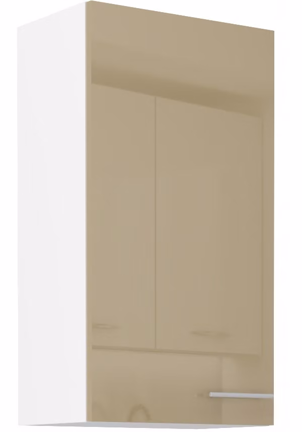 Pensile alto LAJLA - larghezza 50 cm, cappuccino / bianco
