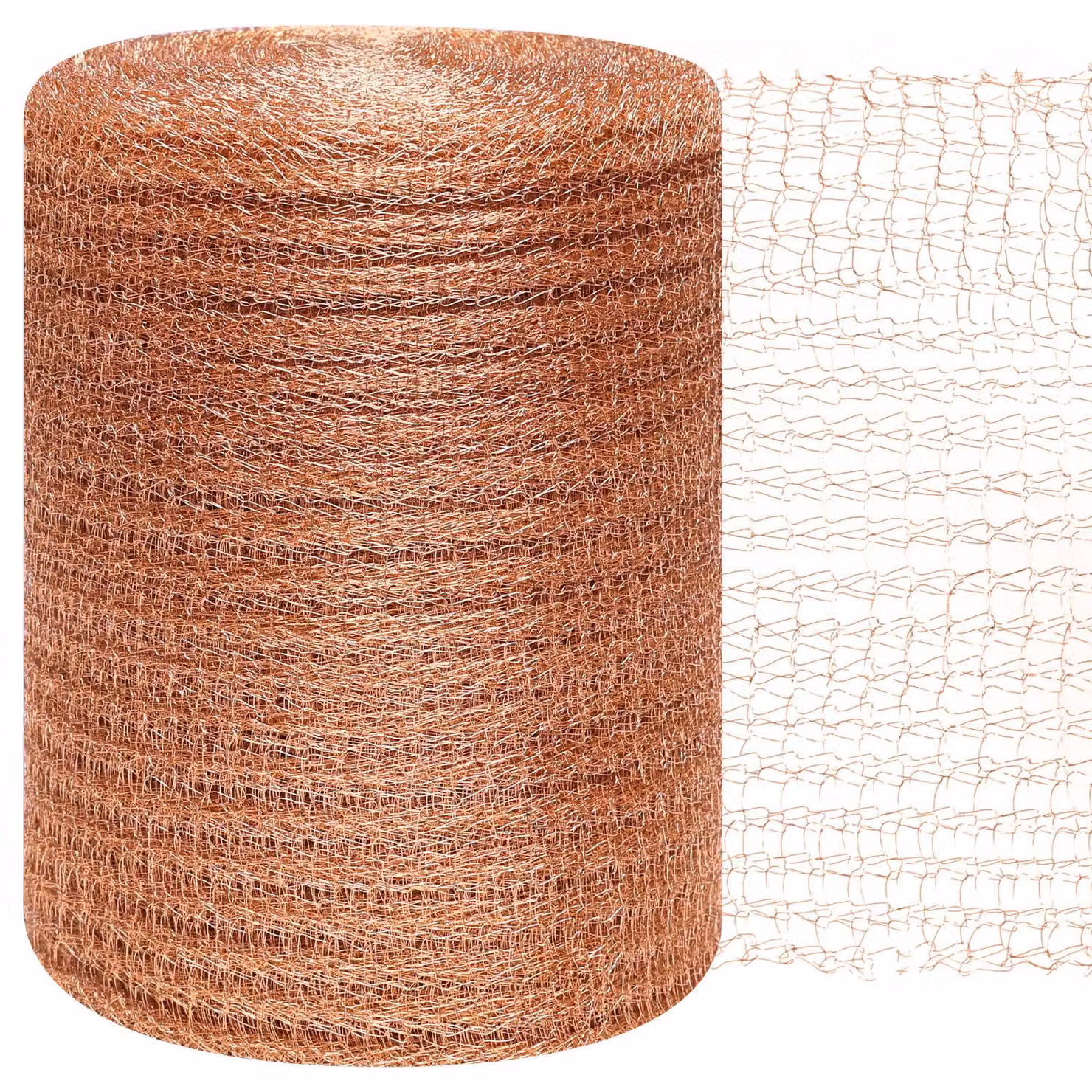Rullo di rete in rame, 125 mm x 24 m – robusta griglia metallica