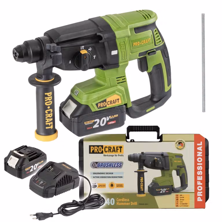 Martello perforatore Aku Procraft PHA40 SDS Plus