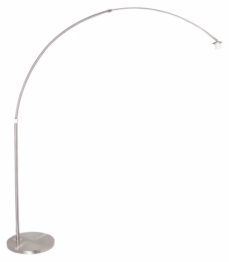 Lampada da terra - acciaio - Sparkled Light - plastica metallo - apparecchio singolo - E27 - 7268ST - Steinhauer