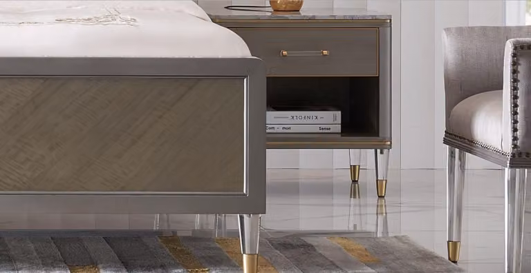 Nachttisch Luxus Holz Nachttische Tisch Konsolen Nacht Modern Stil Konsole