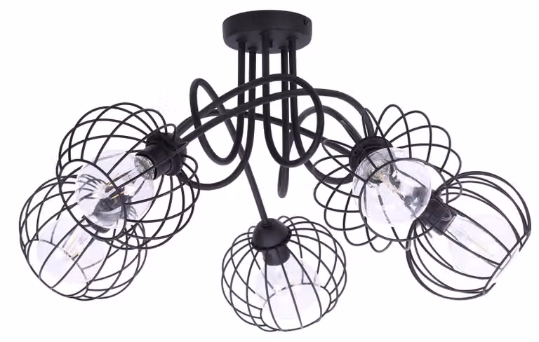 Loft Lampada A Sospensione In Metallo E27 Led