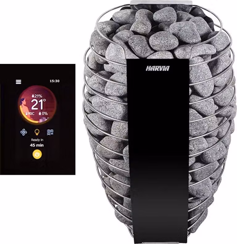Stufa per sauna Harvia Spirit SP60FC WiFi | con comando Fenix Wifi Pannello di controllo Core | 6,0 kW