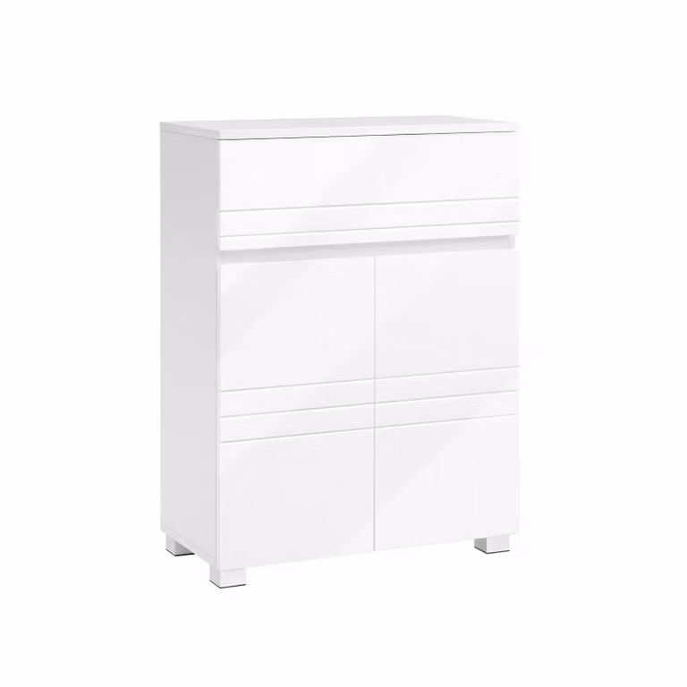 Mobile da Bagno con Cassetto Bianco