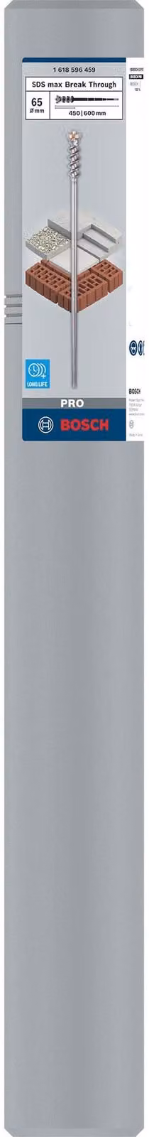 PRO SDS max-9 Bohrer a sfondamento, 65 x 450 x 600 mm