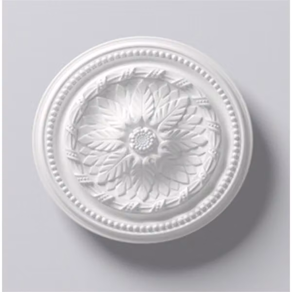 Rosone da soffitto NMC R5 ARSTYL Noel Marquet Elemento decorativo classico colore bianco diametro 40 cm