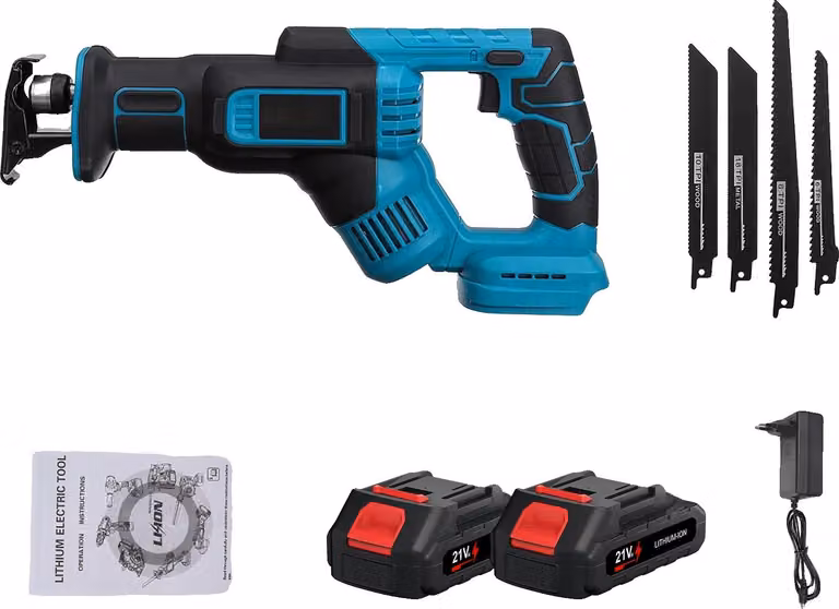 Sega pendolare, velocità variabile, design leggero, 2 batterie 1 spina