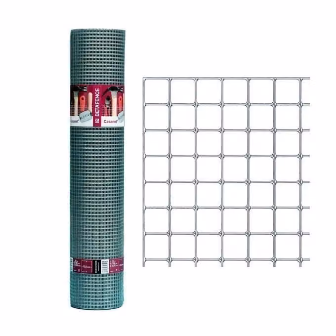 Betafence Casanet Rete elettrosaldata in acciaio zincato Grigio, Maglia: 12,7x12,7 mm, Filo: 1,00 mm, H: 81 cm, L: 25 m – 2