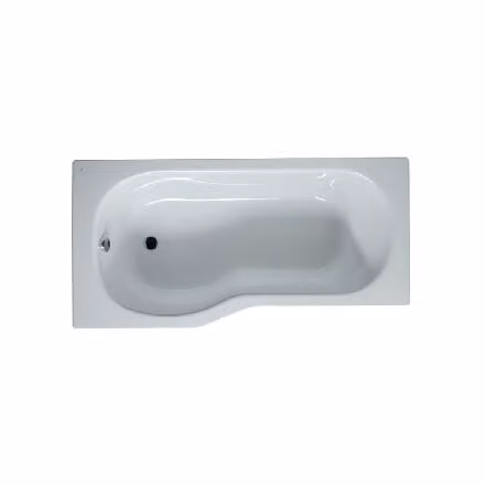 Jika Tigo - Vasca asimmetrica, 1600x800x430 mm, sinistra, bianco H2232100000001