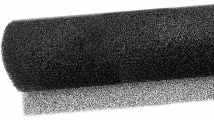 Tessuto geotessile, 10 x 1 m, 120 g/m², nero, resistente ai raggi UV, resistente allo strappo, per vialetti e aiuole