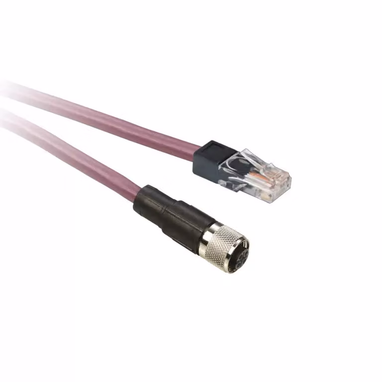 Cavo di collegamento CANopen Schneider Electric, connettore RJ45, presa M12, 3 m VW3M94CAN45R03