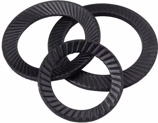 Supporti per viti in plastica - Anelli di sicurezza - Acciaio al carbonio - M8x13mm - 60 pezzi - Resistenti alla corrosione - Rondelle di sicurezza