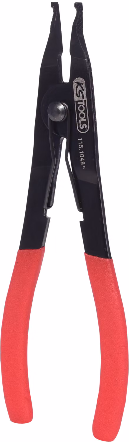 KS TOOLS Pinze per anelli elastici dentate 210 mm - 115.1048
