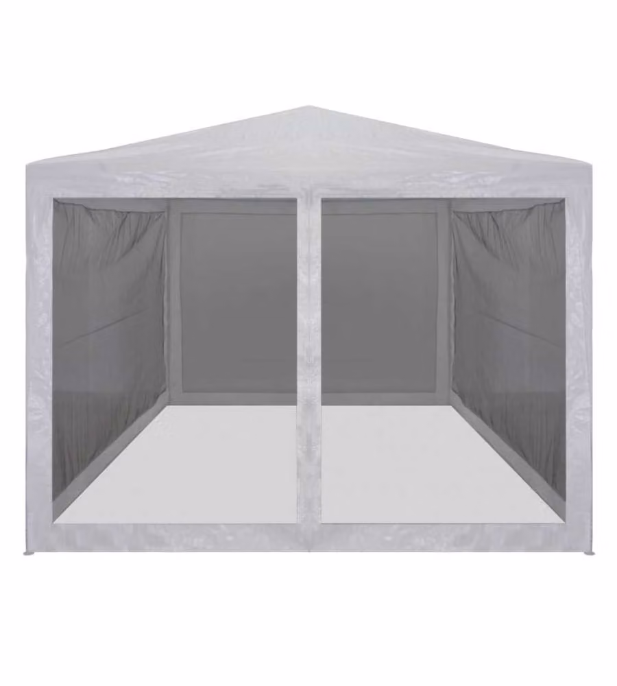 Tenda per Feste con 4 Pareti in Rete 4x3 m